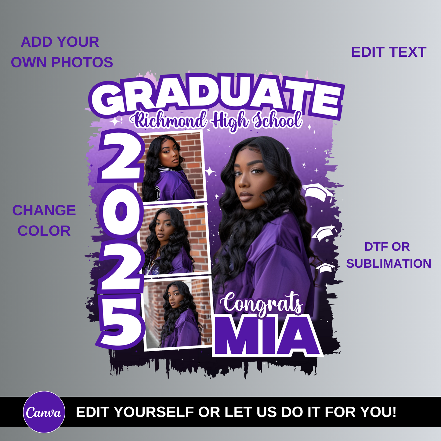 Graduate Template 2025 Bleach Frame