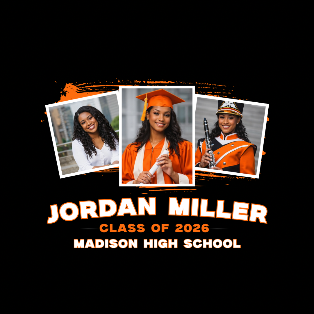 Custom Graduation Photo T-Shirt | Personalized Senior Shirt | Class of 2026 Graduation Shirt