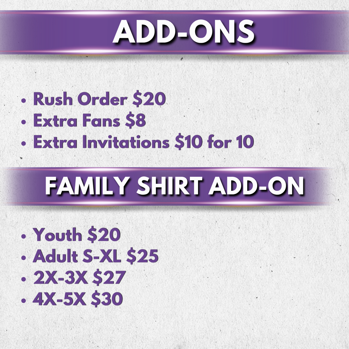 Grad Packages