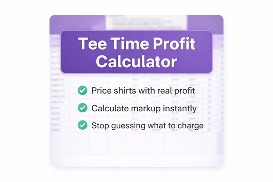 T-Shirt Profit Calculator | Pricing Tool for Shirt Businesses | Stop Guessing Your Shirt Prices