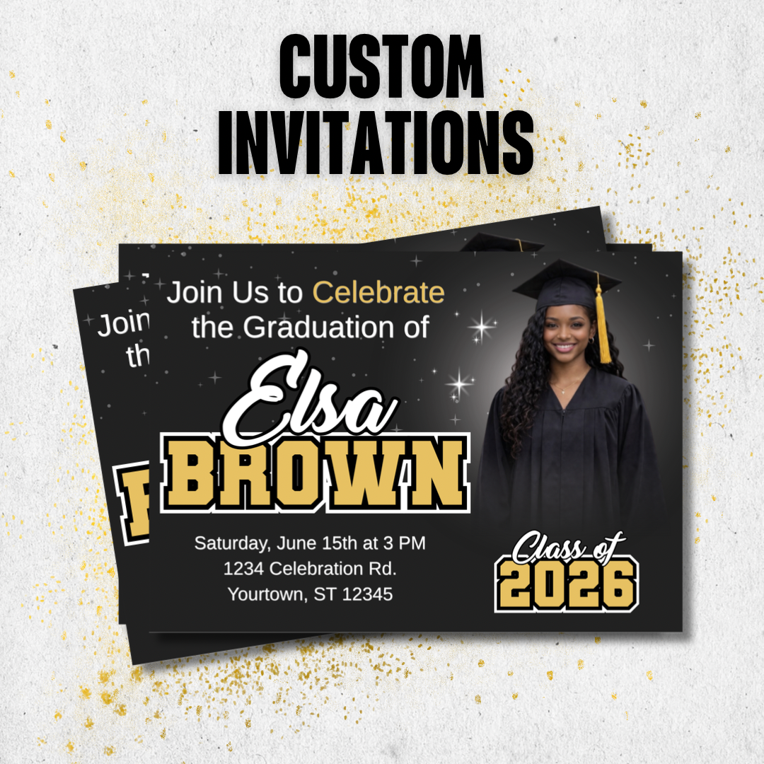 Custom Graduation Invitations – Sophistic Designs